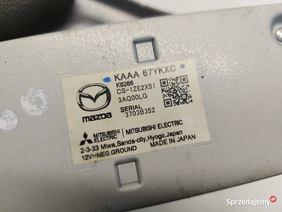 Mazda CX60 2023r sterownik moduł komputer osobowe