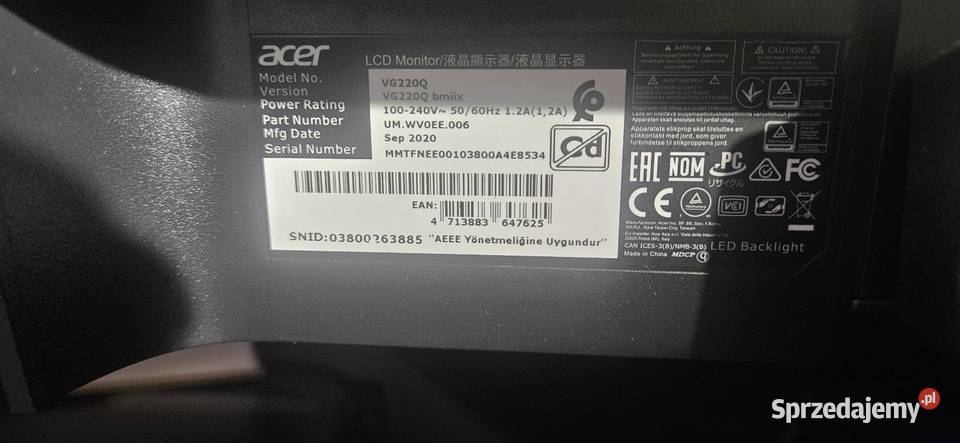 Zestaw Komputer gtx 1660 super oc i3 10100f Trzemeszno sprzedam