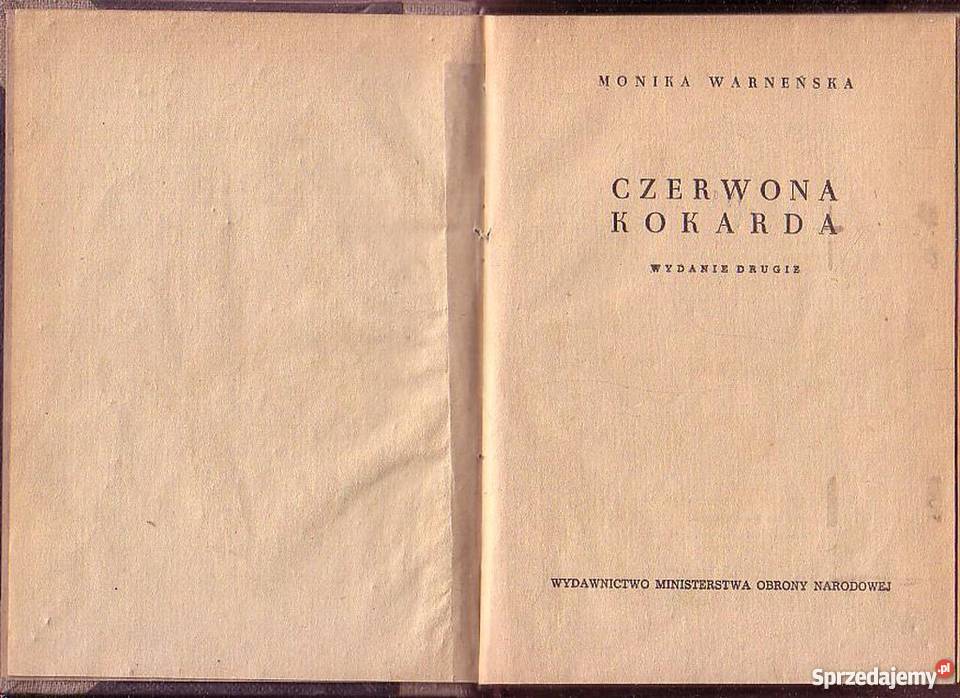 0255 CZERWONA KOKARDA MONIKA WARNEŃSKA Proza i poezja Proza i poezja małopolskie Czyrna