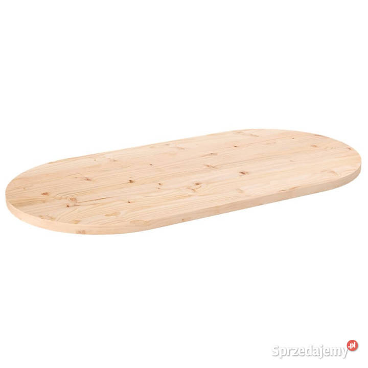 Blat stołu 100x50x25 lite drewno sosnowe owalny Warszawa
