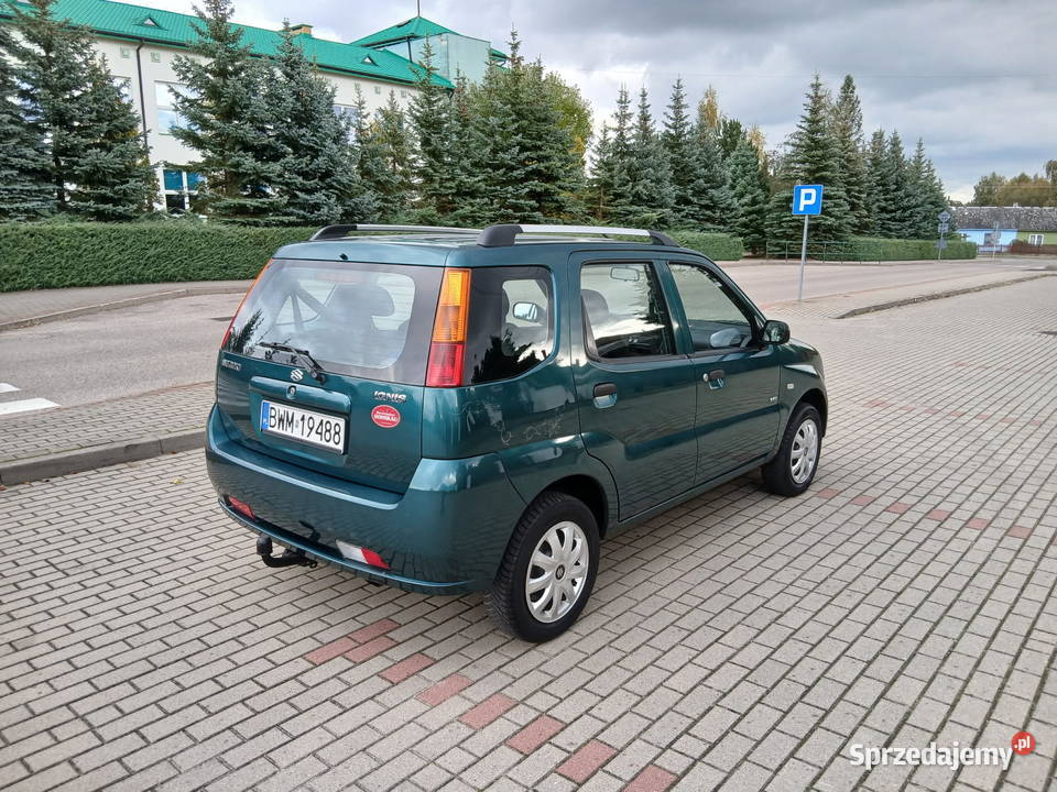 Suzuki Ignis 2005 r 13 wspomaganie kierownicy zielony Ciechanowiec sprzedam