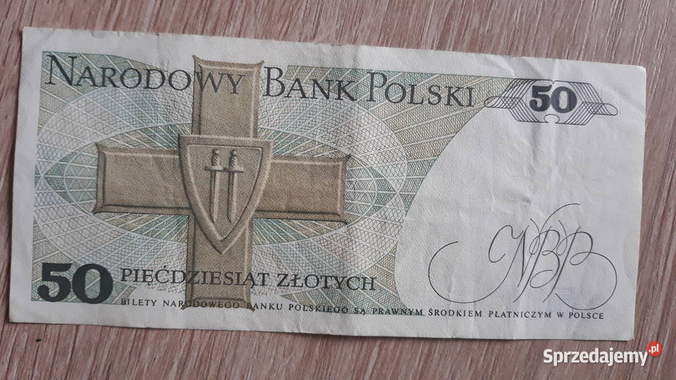 50 złotych 1 XII 1988 r seria HK Numizmatyka wielkopolskie Konin
