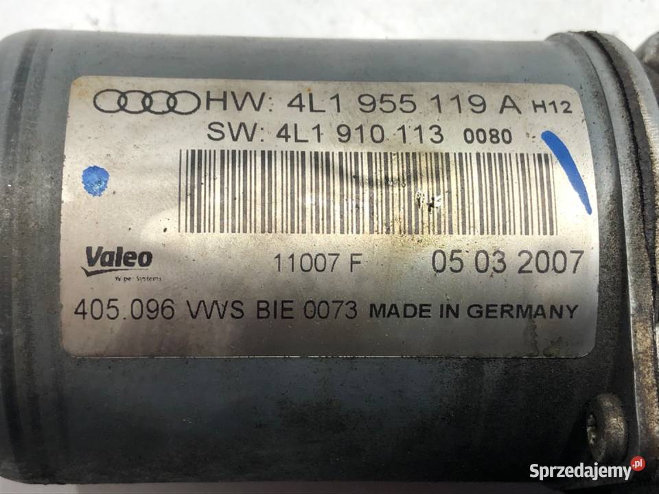 SILNICZEK WYCIERACZEK PRZÓD AUDI Q7 4L Mechanizmy wycieraczek sprzedam