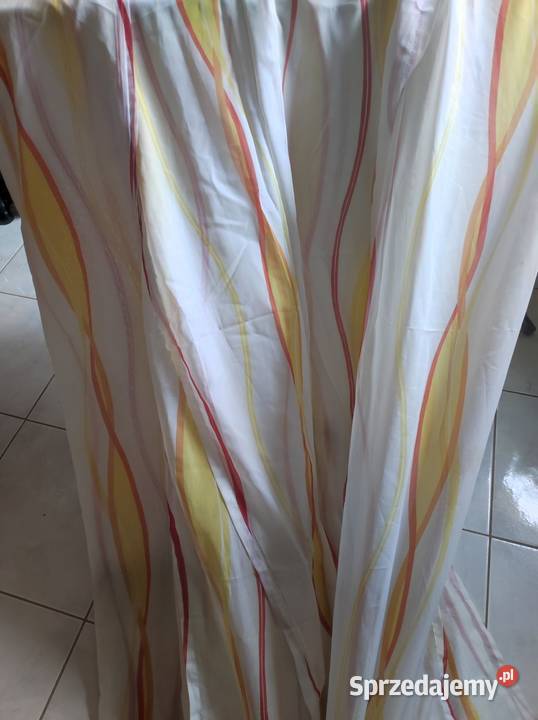 firana firanka woalowa fale półprzezroczysta sprzedam