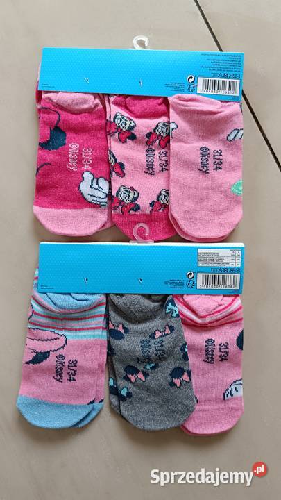 Nowe Skarpetki Myszka Minnie Dla Dziecka warmińsko-mazurskie Lipowiec