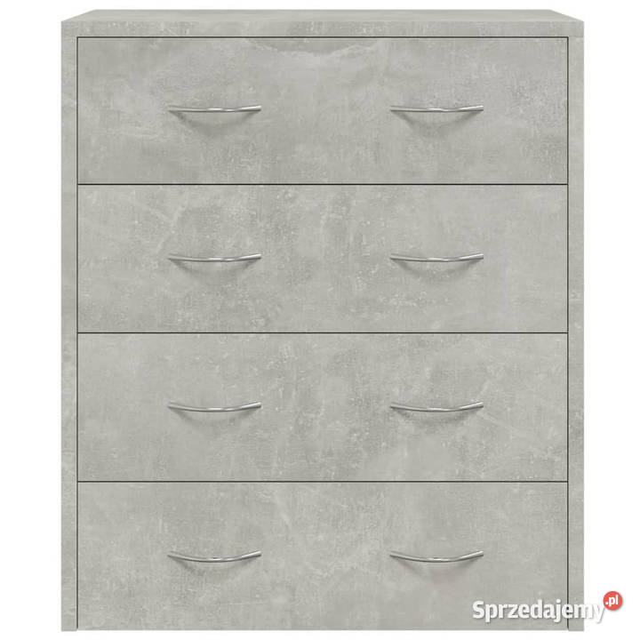 Komoda z 4 szufladami 60 x 305 x 71 szarość Warszawa