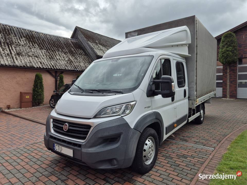 Fiat Ducato Doka Maxi 23 MultiJet 130 2015 7 światła przeciwmgłowe Śliwice