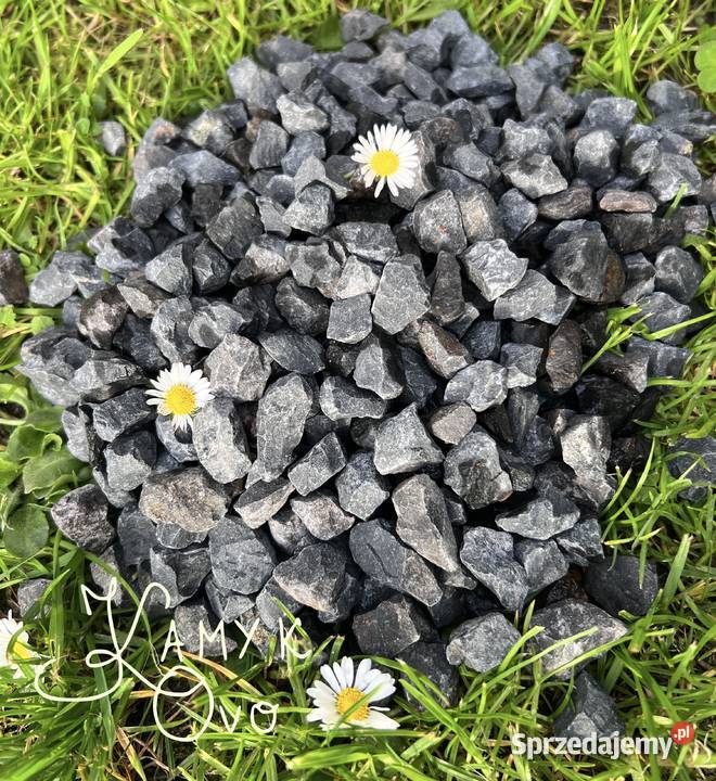 Grys Bazaltowy Czarny Kamień ogrodowy Kruszywo Żwir i kamienie Szczecin