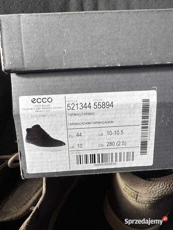 Sneakersy trampki botki Ecco street lite M 44 Sportowe Dąbie