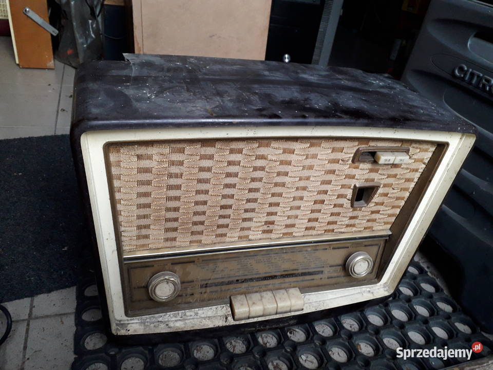 Radio lampowe stare Siera belgijski Philips Warszawa