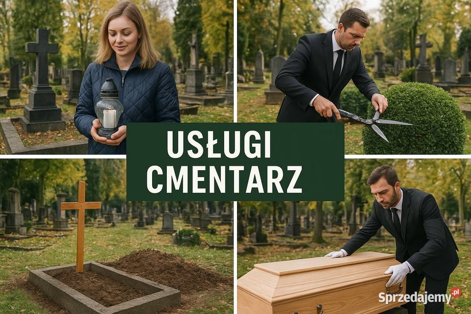 Krzyż drewniany na grób poduszka nagrobna Wrocław