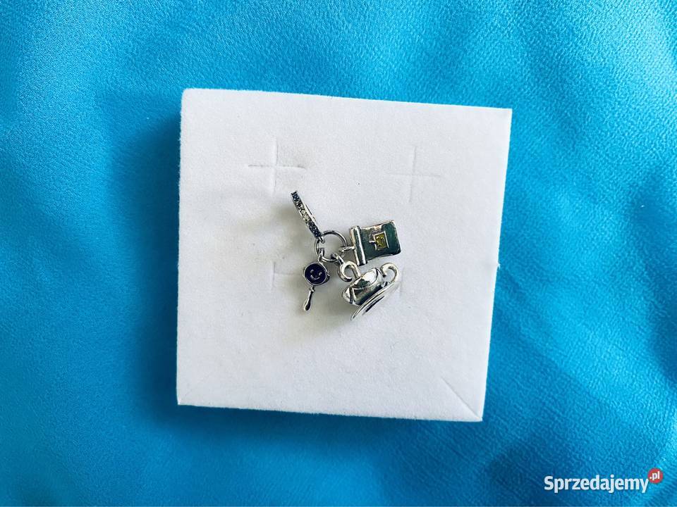 nowa unikatowa zawieszka charms beads motyw srebro