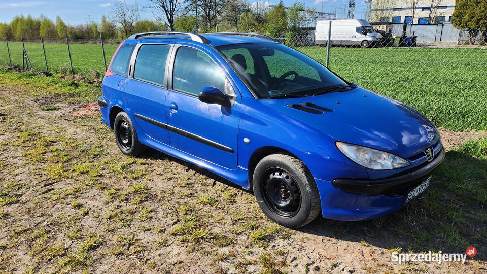Peugeot 206 11 benzyna LPG GAZ 2003r SALON Pabianice