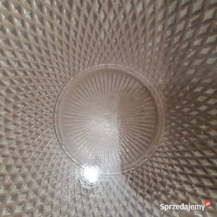 Patera szklana imitująca kryształową Ostrołęka