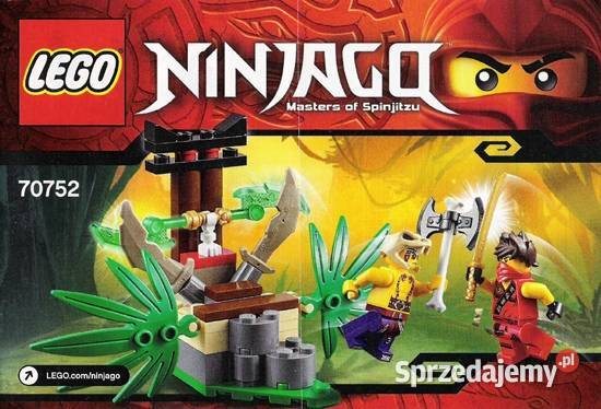 Lego instrukcja do LEGO NINJAGO 70752 Lego sprzedam