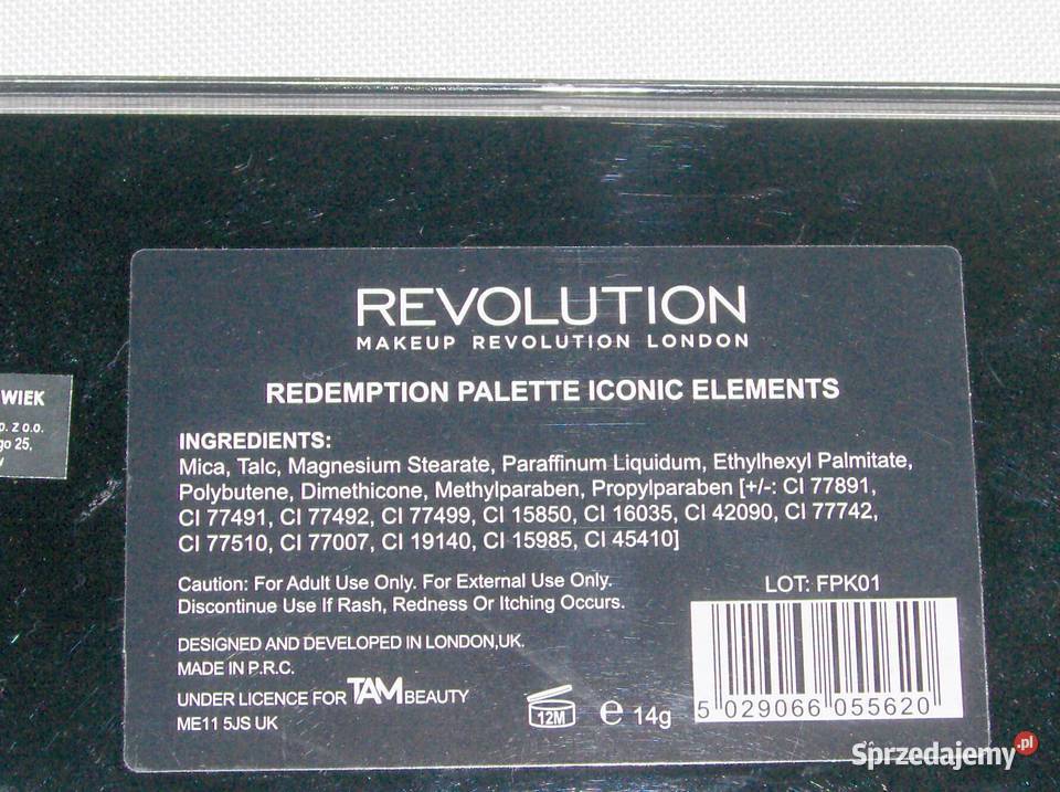 Revolution Redemption Palette Iconic Elements 12 Dla kobiet łódzkie Łódź