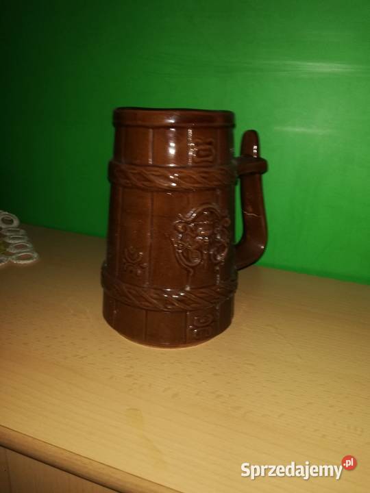 Kufel porcelana z lat PRL mazowieckie