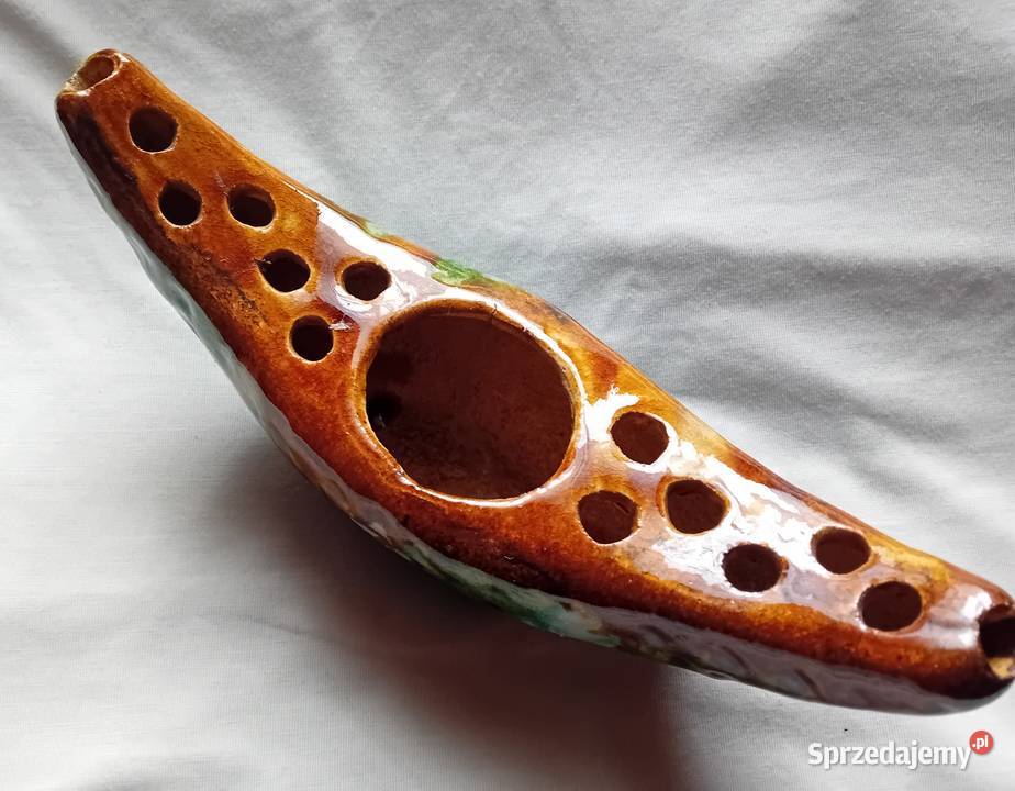 Ceramiczna ikebana Mid Century Design ręcznie Porcelana i szkło