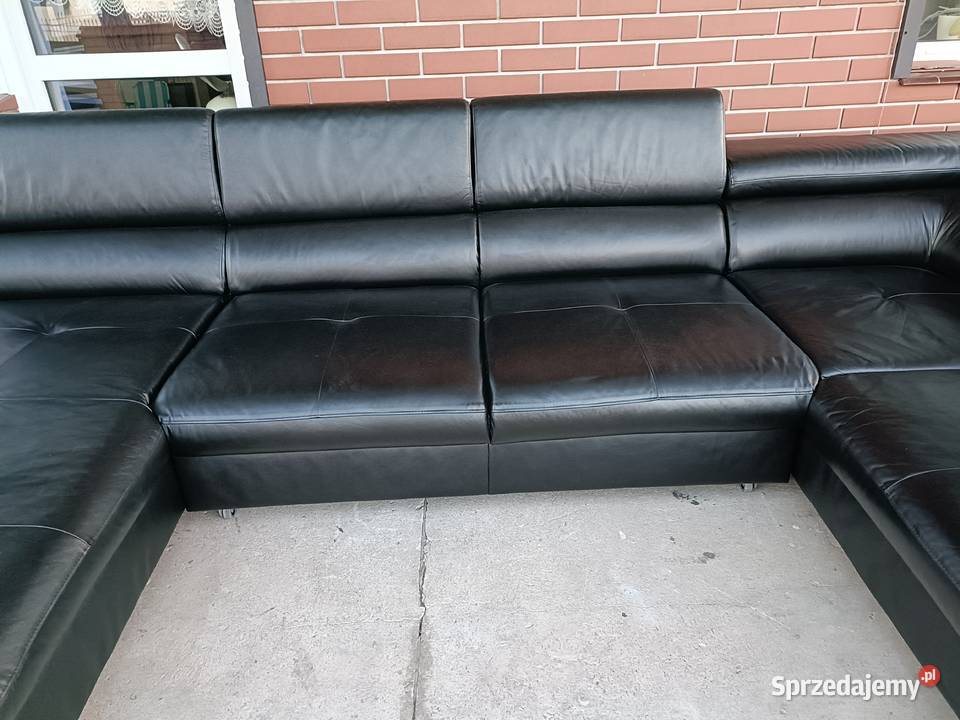 Sprzedam narożnik ze skóry Meble Konin
