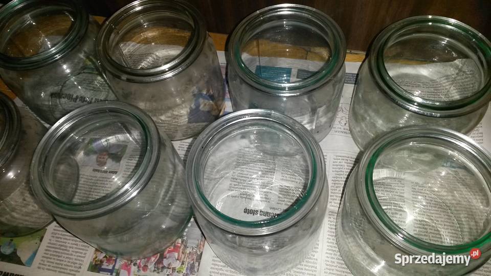 Słoik słoiki słój słoje Wecka wek weki 9 słoików Porcelana i szkło