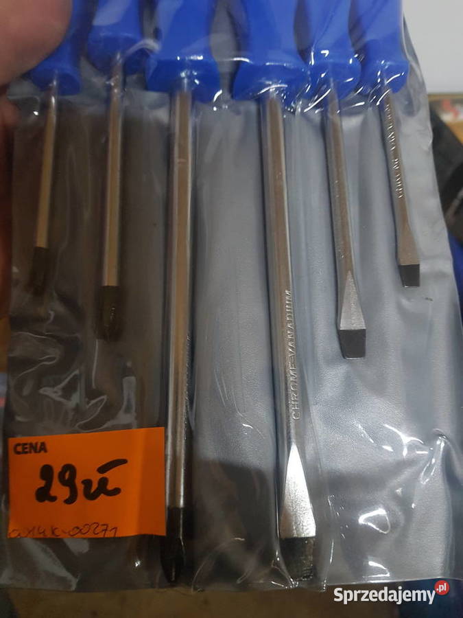 WKRĘTAKI DO POBIJANIA ŚRUBOKRĘTY ŚLUSARSKIE 6 el Głogowa