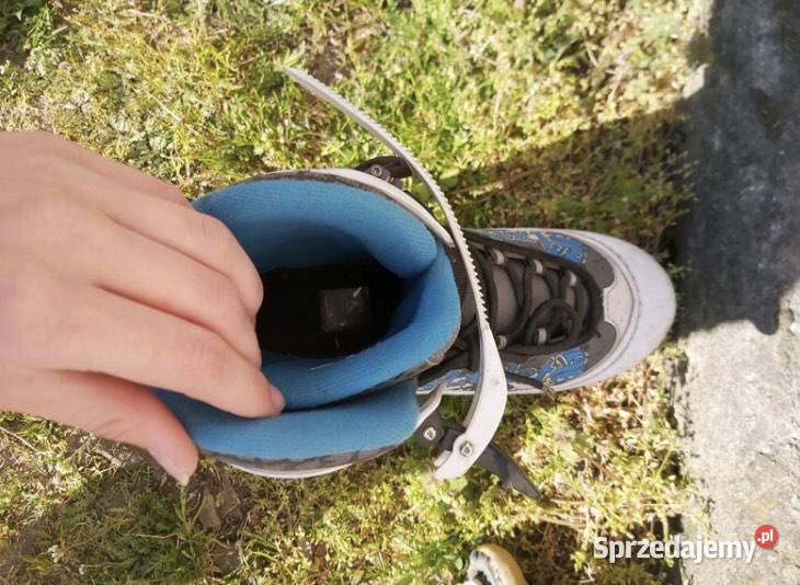 Rolki rozmiar 3437 niebieski Rolki, wrotki i hulajnogi Wschowa sprzedam