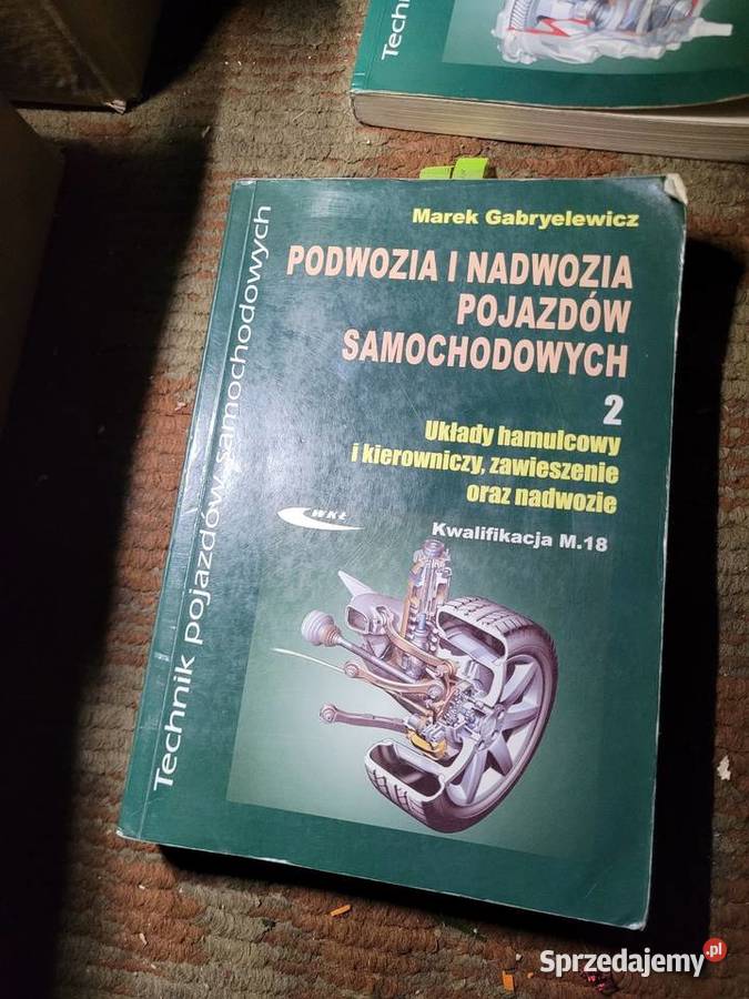 Dwie książki podwozia I nadwozia pojazdów Kalisz