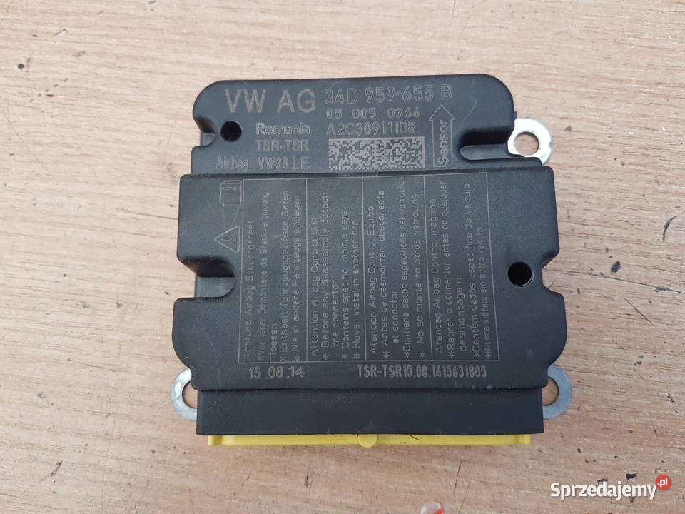 SKODA RAPID SEAT SENSOR AIR BAG MODUL PODUSZEK