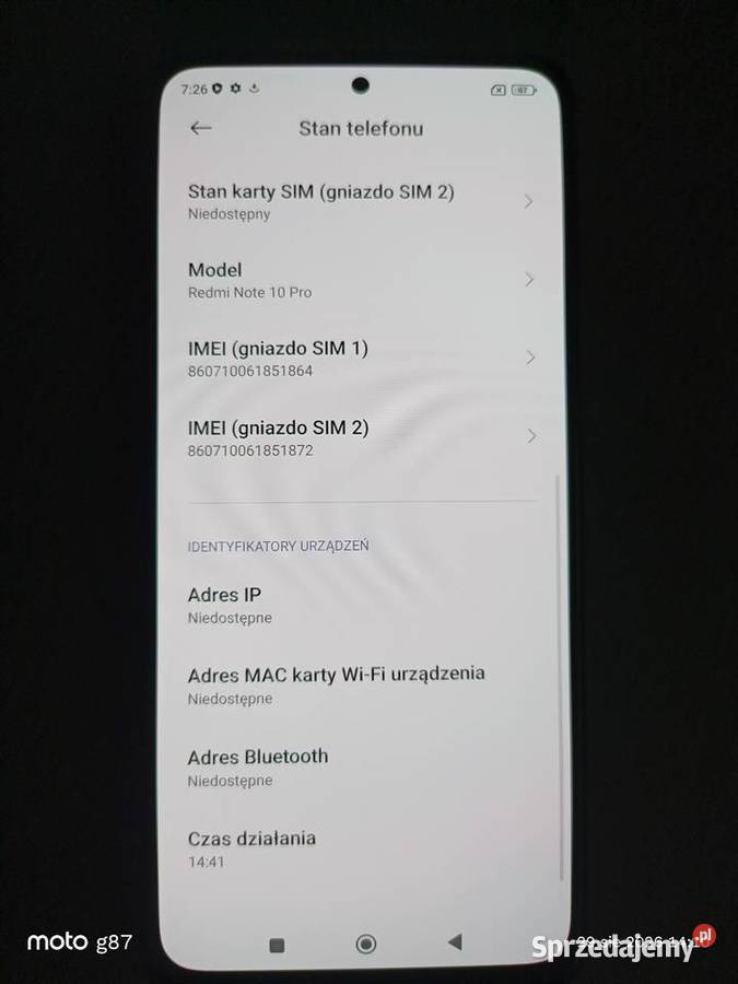 Redmi Note 10 Pro 6128 GB AMOLED 120 Hz aparat Kudowa-Zdrój