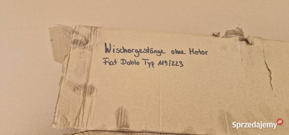 FIAT DOBLO DOBLO CARGO MECHANIZM WYCIERACZEK Bieleń