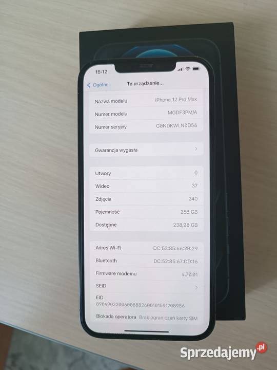 iPhone 12 Pro 256GB Dębica sprzedam