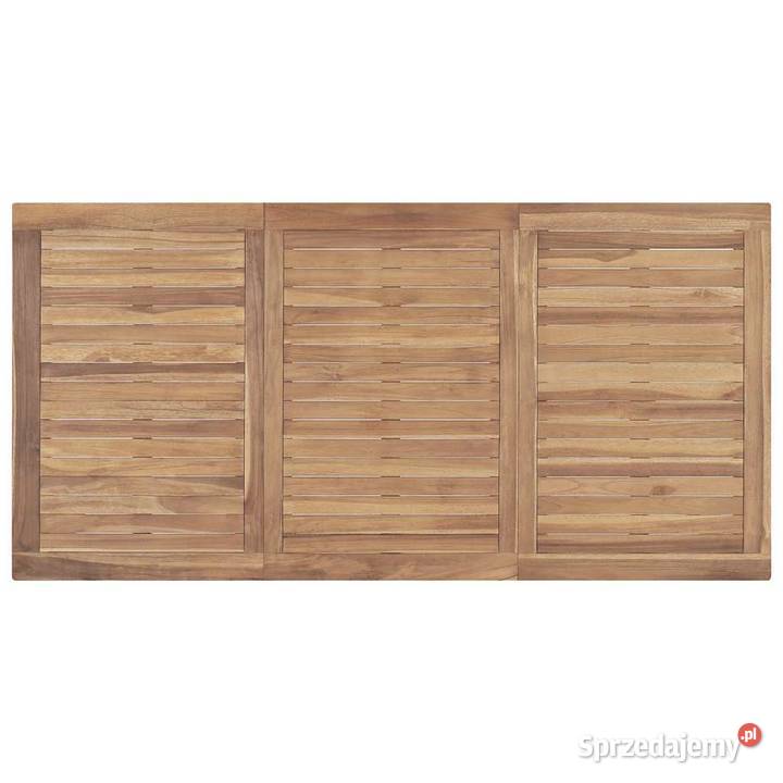 vidaXL Stół ogrodowy 160x80x77 lite drewno mazowieckie Warszawa