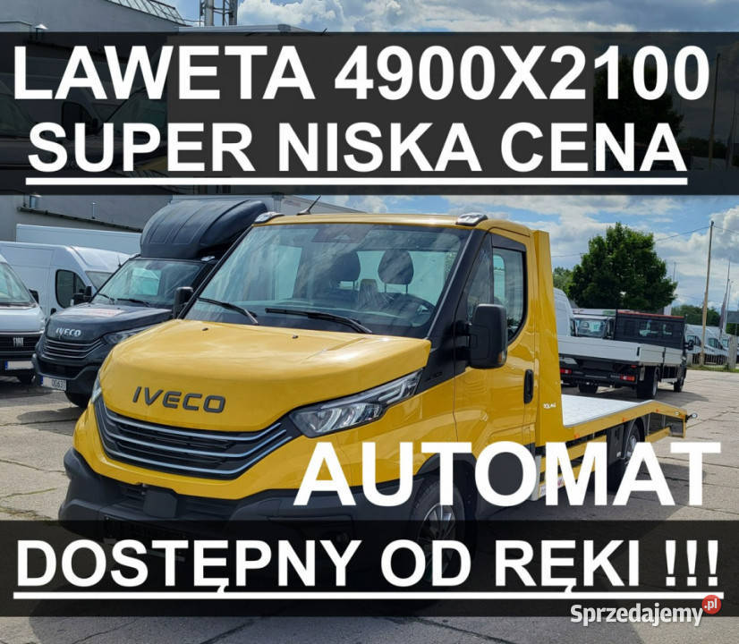 Iveco Daily 35S18A8H V Automat Laweta Platforma Szczecinek sprzedam
