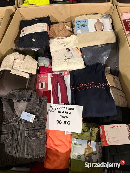 Odzież mix klasa A wszystko nowe BEZ odzieży Tomaszów Mazowiecki