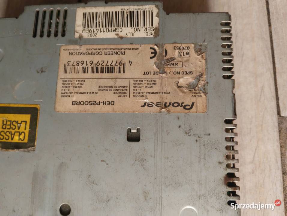 Radio Samochodowe Pioneer Grodzisk Mazowiecki sprzedam