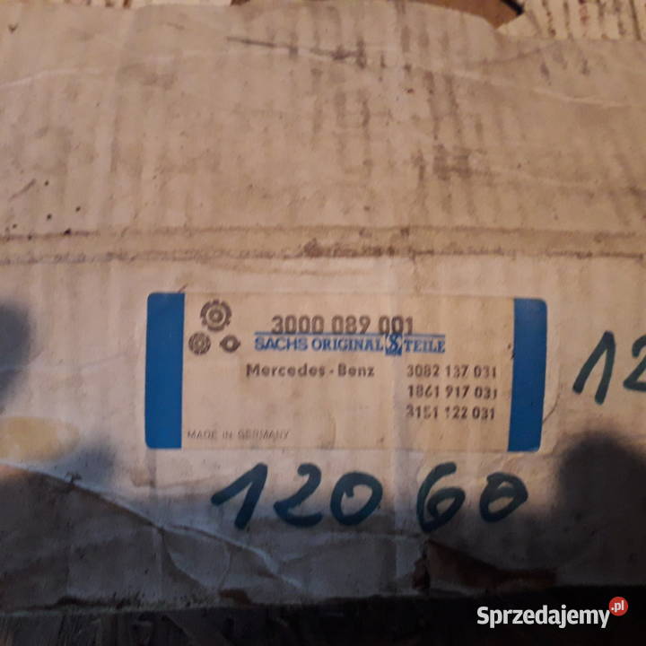 Sprzęgło kompletne Sachs Mercedes 3000 089 001 Karpacz sprzedam