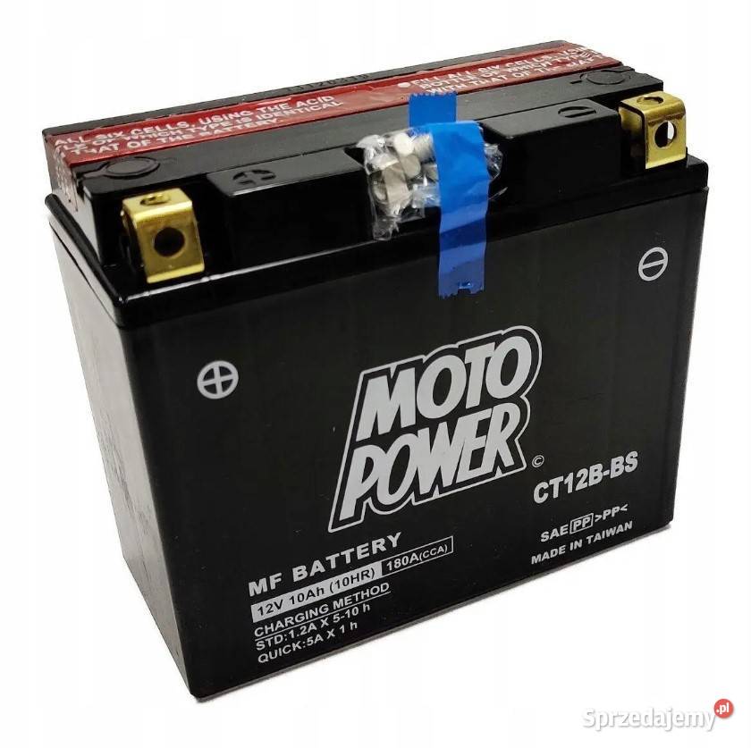 MotoPower CT12BBS YT12BBS 12V 10Ah 180A EN L dolnośląskie Wrocław