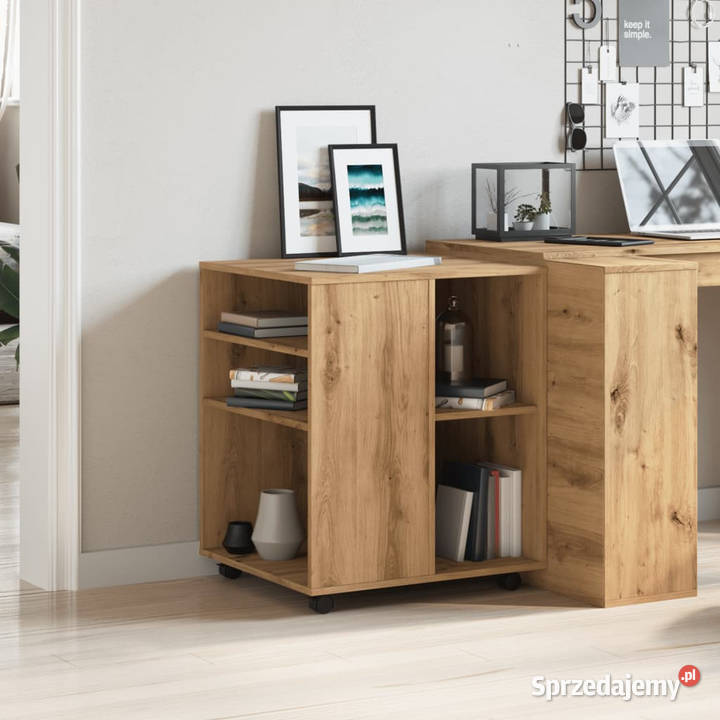 Szafka na kółkach dąb artisan 60x53x72 WM856659 mazowieckie Warszawa
