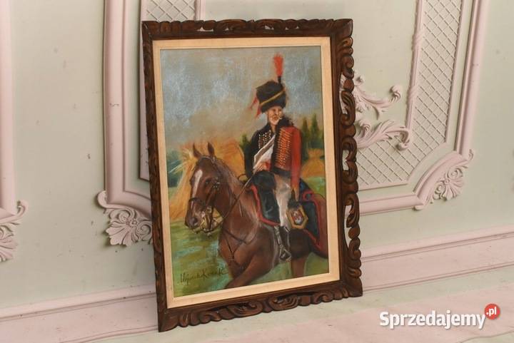 Wojciech Kossak Huzar Wielkiej Armii Kozak Na małopolskie Kraków