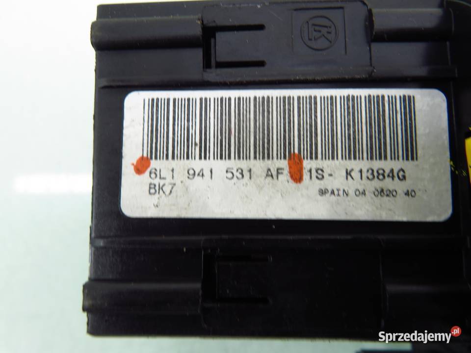 WŁĄCZNIK ŚWIATEŁ SEAT IBIZA III 6L1941531AF Części samochodowe