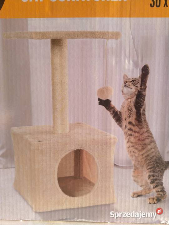 NAJTANIEJ Drapak Kota Duży 59 Niski Domek