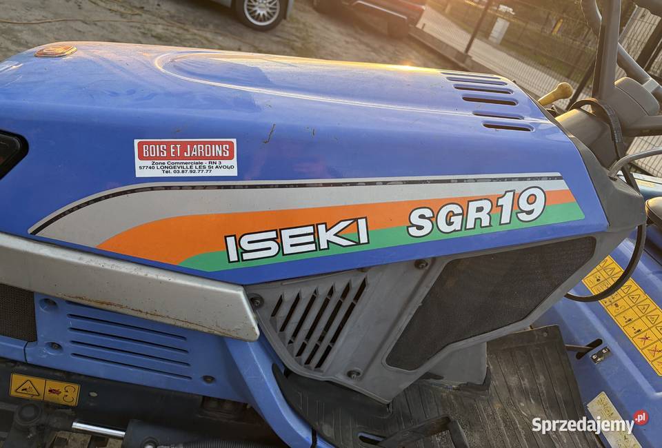 Traktorek kosiarka ISEKI SGR 19 880 motogodzin Bełżec sprzedam