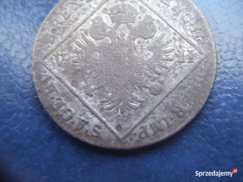 Stare monety 7 krajcarów 1802 Austria srebro Numizmatyka