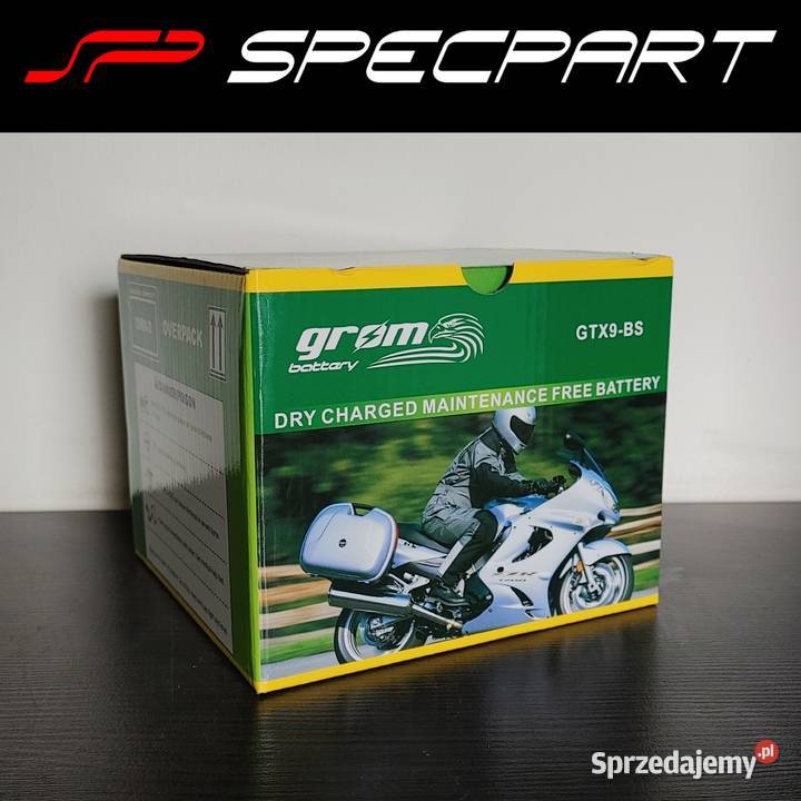 Akumulator motocyklowy GROM GTX9BS YTX9BS 12V