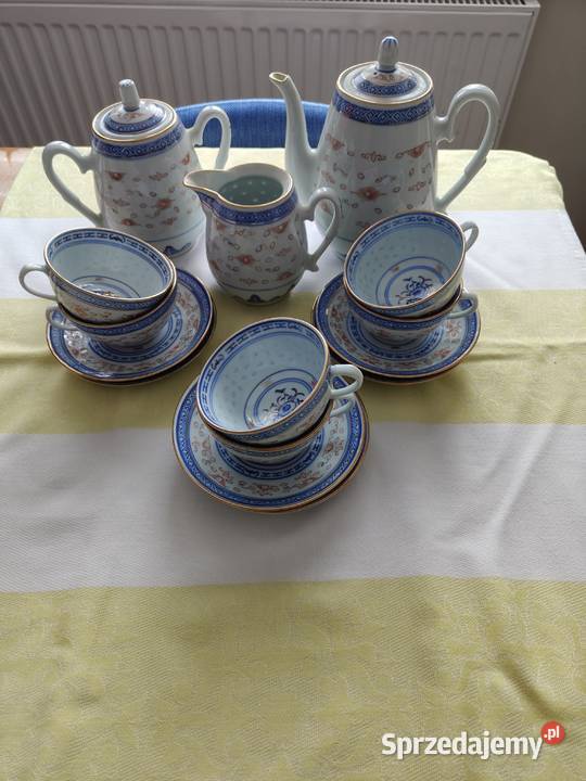 Serwis do herbaty porcelanowy łódzkie Łódź