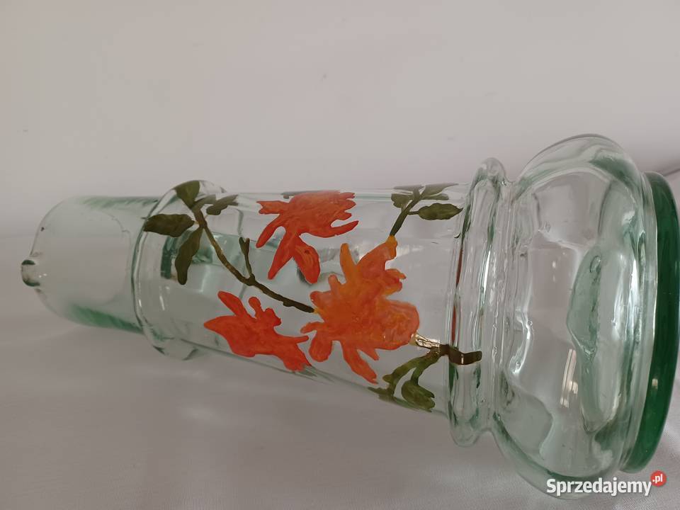 Oryginalny szklany malowany kufel w kolorze Wrocław