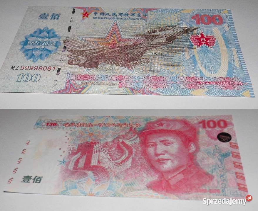 Kolekcjonerski zestaw banknotów z Wzorami Air mazowieckie Warszawa