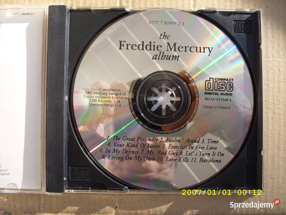 Rock CD FREDDIE MERCURY ALBUM EMI CD Wołów