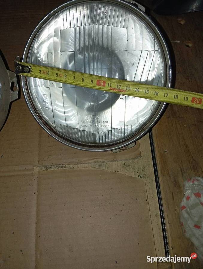 Lampyreflektory CCCP radzieckie z epoki