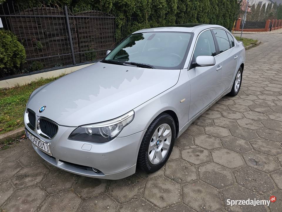 BMW 525d E60 20 163 2006 r Bogate Wyposażenie Ostrów Wielkopolski